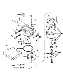 Carburetor parts for Craftsman Lawn & Garden Engine 143126051 from AppliancePartsPros.com