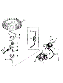 Magneto parts for Craftsman Lawn & Garden Engine 143131032 from AppliancePartsPros.com