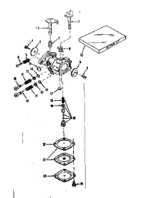 Carburetor parts for Craftsman Lawn & Garden Engine 143131032 from AppliancePartsPros.com