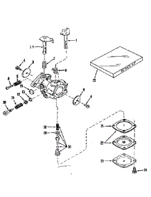 Carburetor No.631002 parts for Craftsman Lawn & Garden Engine 143131062 from AppliancePartsPros.com