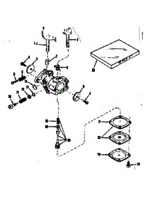 Carburetor parts for Craftsman Lawn & Garden Engine 143131072 from AppliancePartsPros.com