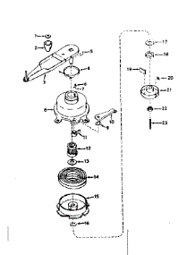 No-Pull Starter parts for Craftsman Lawn & Garden Engine 143131082 from AppliancePartsPros.com