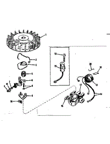 Magneto No. 610693 parts for Craftsman Lawn & Garden Engine 143133042 from AppliancePartsPros.com