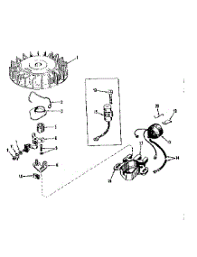 Magneto No. 610693 parts for Craftsman Lawn & Garden Engine 143133052 from AppliancePartsPros.com