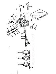 Carburetor parts for Craftsman Lawn & Garden Engine 143133052 from AppliancePartsPros.com