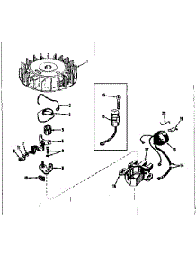 Magneto parts for Craftsman Lawn & Garden Engine 143134012 from AppliancePartsPros.com