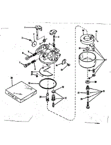 Carburetor parts for Craftsman Lawn & Garden Engine 143134012 from AppliancePartsPros.com