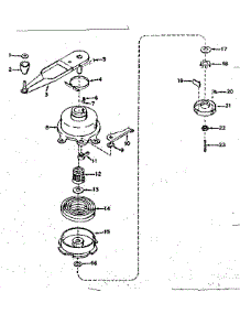 No-Pull Starter parts for Craftsman Lawn & Garden Engine 143134012 from AppliancePartsPros.com