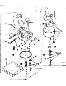 Carburetor parts for Craftsman Lawn & Garden Engine 143136012 from AppliancePartsPros.com