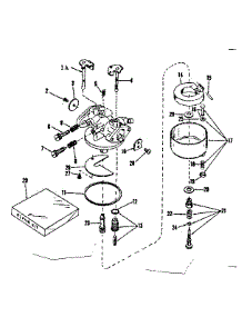 Carburetor No. 631014 parts for Craftsman Lawn & Garden Engine 143137032 from AppliancePartsPros.com