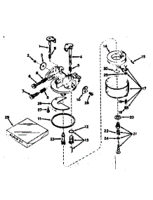 Carburetor parts for Craftsman Lawn & Garden Engine 143141072 from AppliancePartsPros.com