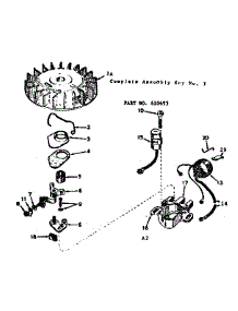 Magneto parts for Craftsman Lawn & Garden Engine 143141262 from AppliancePartsPros.com