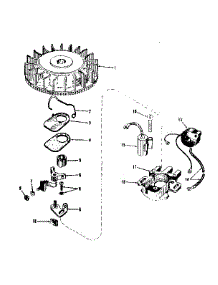 Magneto (Phelon F-3220-G) parts for Craftsman Lawn & Garden Engine 14314350 from AppliancePartsPros.com