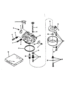 Carburetor No. 29168 (Lmg-132) parts for Craftsman Lawn & Garden Engine 14314350A from AppliancePartsPros.com