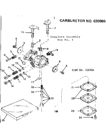 Carburetor parts for Craftsman Lawn & Garden Engine 143144082 from AppliancePartsPros.com