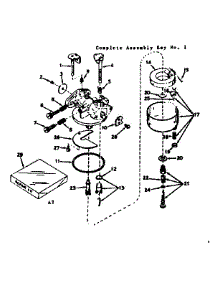 Carburetor parts for Craftsman Lawn & Garden Engine 143144112 from AppliancePartsPros.com