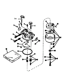 Carburetor parts for Craftsman Lawn & Garden Engine 143145012 from AppliancePartsPros.com