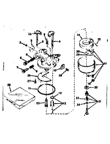 Carburetor parts for Craftsman Lawn & Garden Engine 143147022 from AppliancePartsPros.com