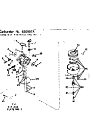 Carburetor parts for Craftsman Lawn & Garden Engine 143151082 from AppliancePartsPros.com