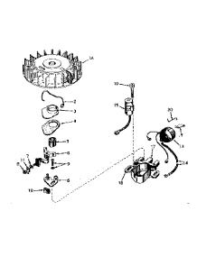Magneto No. 610693A parts for Craftsman Lawn & Garden Engine 143161242 from AppliancePartsPros.com