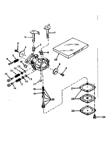 Carburetor No. 630986 parts for Craftsman Lawn & Garden Engine 143163062 from AppliancePartsPros.com