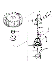 Magneto (Wico Fw-2617) parts for Craftsman Lawn & Garden Engine 14316351 from AppliancePartsPros.com