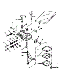 Carburetor No. 630986 parts for Craftsman Lawn & Garden Engine 143164202 from AppliancePartsPros.com