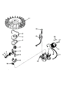 Magneto No. 610689A parts for Craftsman Lawn & Garden Engine 143165052 from AppliancePartsPros.com