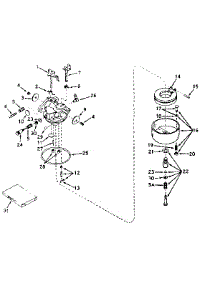 Carburetor No. 631262 parts for Craftsman Lawn & Garden Engine 143166042 from AppliancePartsPros.com