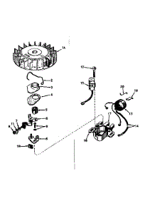Magneto No. 610693A parts for Craftsman Lawn & Garden Engine 143171052 from AppliancePartsPros.com