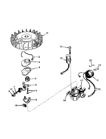 Magneto No. 610693A parts for Craftsman Lawn & Garden Engine 143171072 from AppliancePartsPros.com