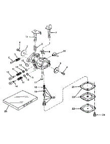Carburetor No. 630986 parts for Craftsman Lawn & Garden Engine 143171072 from AppliancePartsPros.com