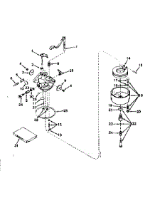 Carburetor No. 631298 parts for Craftsman Lawn & Garden Engine 143171152 from AppliancePartsPros.com