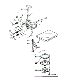 Carburetor No. 631243 parts for Craftsman Lawn & Garden Engine 143171202 from AppliancePartsPros.com