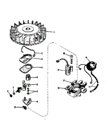Magneto.(Phelon F-3220-G) parts for Craftsman Lawn & Garden Engine 14317350 from AppliancePartsPros.com