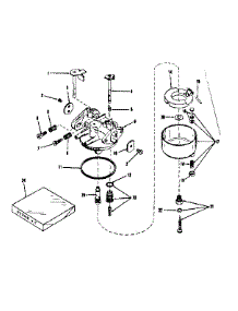 Carburetor No. 29168 (Lmg-132) parts for Craftsman Lawn & Garden Engine 14317351 from AppliancePartsPros.com
