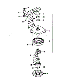 Self Starter No.29362 parts for Craftsman Lawn & Garden Engine 14317351 from AppliancePartsPros.com