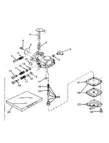 Carburetor No. 631243 parts for Craftsman Lawn & Garden Engine 143174012 from AppliancePartsPros.com