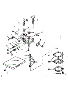 Carburetor No. 630986 parts for Craftsman Lawn & Garden Engine 143174052 from AppliancePartsPros.com