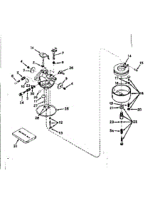 Carburetor No. 630987A parts for Craftsman Lawn & Garden Engine 143174072 from AppliancePartsPros.com