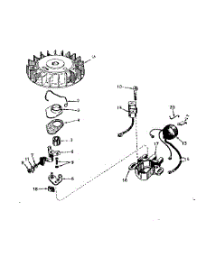 Magneto No. 610690A parts for Craftsman Lawn & Garden Engine 143174082 from AppliancePartsPros.com