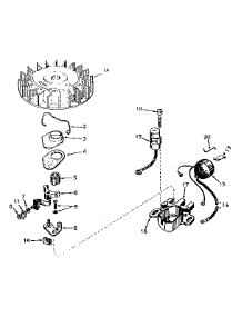 Magneto parts for Craftsman Lawn & Garden Engine 143174102 from AppliancePartsPros.com
