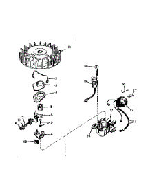 Magneto No. 610693A parts for Craftsman Lawn & Garden Engine 143174162 from AppliancePartsPros.com