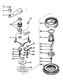 No-Pull Starter No. 590356 parts for Craftsman Lawn & Garden Engine 143174162 from AppliancePartsPros.com