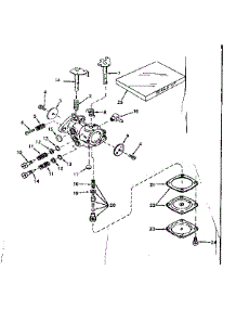 Carburetor parts for Craftsman Lawn & Garden Engine 143174172 from AppliancePartsPros.com