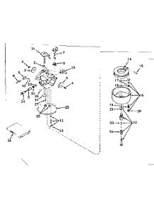 Carburetor parts for Craftsman Lawn & Garden Engine 143174182 from AppliancePartsPros.com