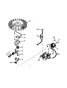 Magneto No. 610693A parts for Craftsman Lawn & Garden Engine 143174192 from AppliancePartsPros.com