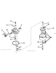 Sears Carburetor parts for Craftsman Lawn & Garden Engine 143174252 from AppliancePartsPros.com