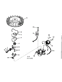 Magneto parts for Craftsman Lawn & Garden Engine 143174292 from AppliancePartsPros.com