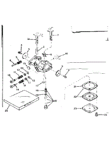 Carburetor parts for Craftsman Lawn & Garden Engine 143174292 from AppliancePartsPros.com